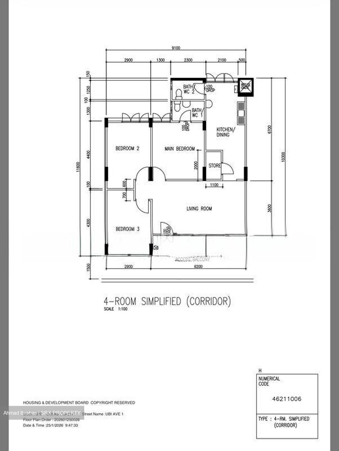 Blk 329 Kampung Ubi Estate (Geylang), HDB 4 Rooms #521806721